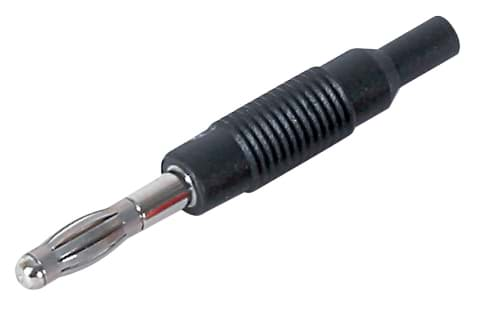 Bild von Adapter, 2 mm Buchse, 4 mm Stecker, schwarz